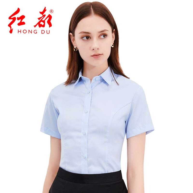 女士短袖衬衫
